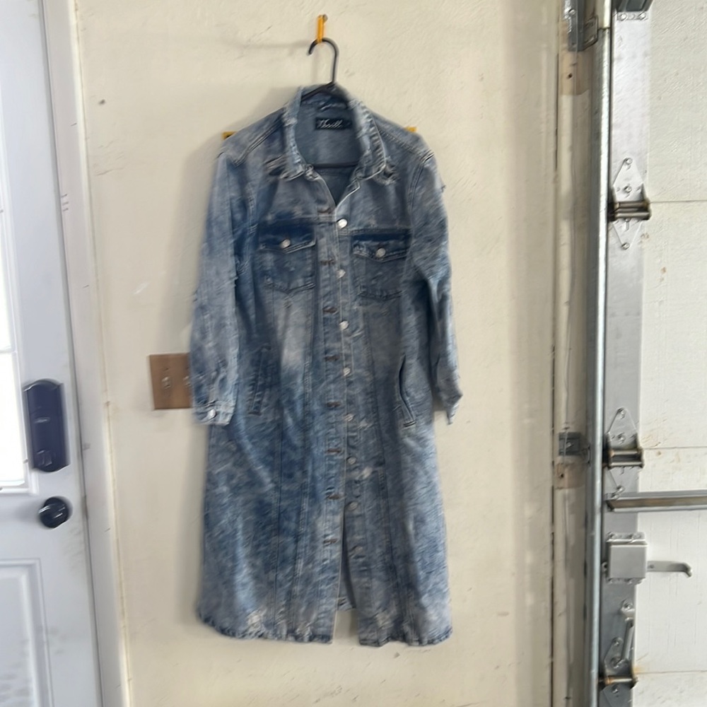 Thrill jean jacket, size 1x